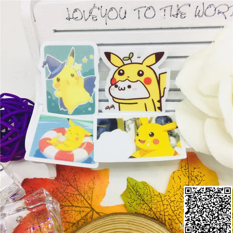 40 шт. Meng желтые Стикеры с эльфами для автомобиля мотоцикла телефона книги