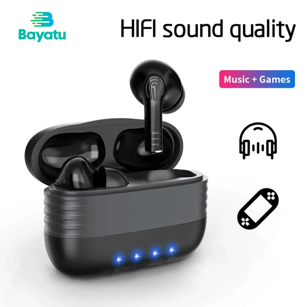 Fones de Ouvido Controle da Torneira Bluetooth à Prova M30 sem Fio Bluetooth Controle Redução Ruído Dbluetooth Água Voz 5.0