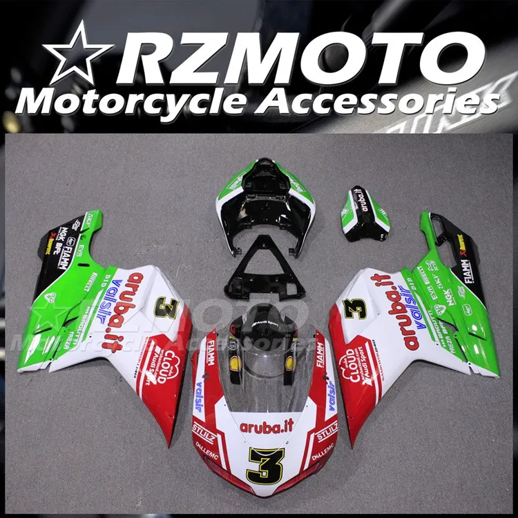 

New ABS Motorcycle Fairings kit Fit For Ducati 1098 848 1198 2007 2008 2009 2010 2011 2012 Custom 3