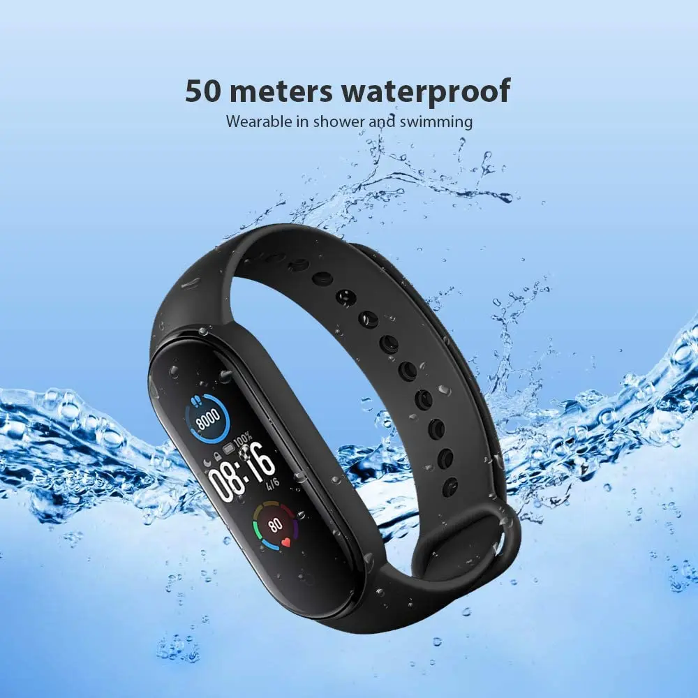 xiaomi mi band 5 global version 9 languages smart miband screen bracelet heart rate fitness traker bluetooth smart band free global shipping