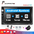 Автомагнитола AMPrime с Bluetooth и FM-радио, мультимедийный плеер MP5 с сенсорным дисплеем 7 дюймов и поддержкой карты памяти TF, универсальная автомобильная магнитола 2 Din