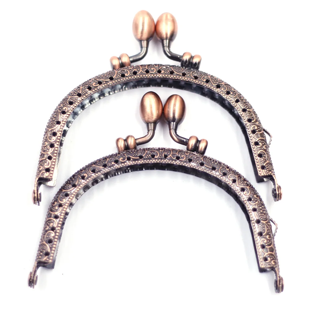 8.5-12.5cm Shape Arch Rectangle Metal Purse Frame Silver/Bronze/Gold/Copper Tone Handbag Handle Buckles Luggage Bag Accessories