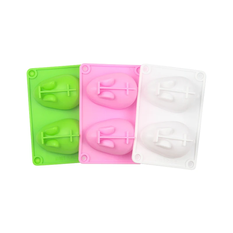 

2 Cavity Rabbit Silicone Cake Mold for Chocolate Mousse Jelly Pudding Ice Cream Dessert Bread Pastry Bakeware Decorating Tools