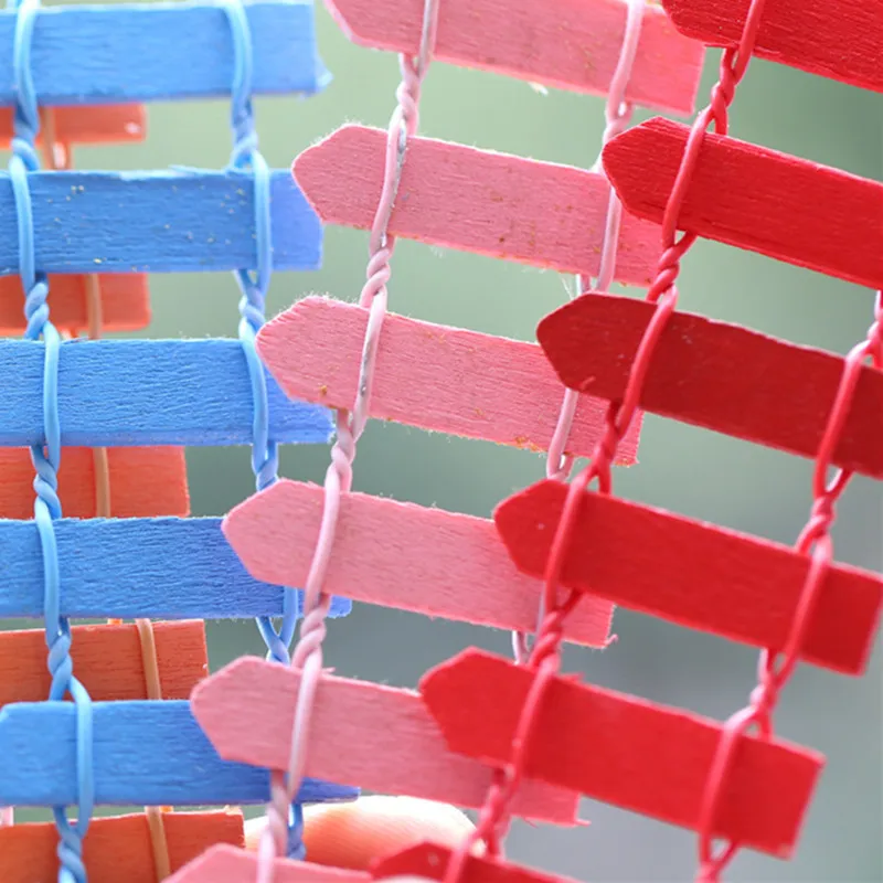 2 шт./лот деревянный белый мини-забор небольшие украшения деревенские Свадебные