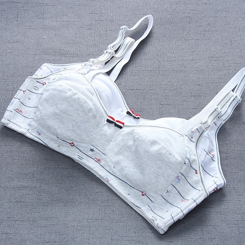 

Fashion Women Bra Wire Free Sexy Lingerie Push Up bra Breathable Underwear Women Cotton Sexy Bra For Girls AD0477