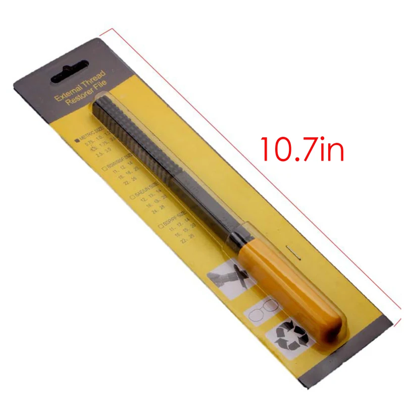 

Thread Repair File Thread Restoration Tool For Studs Bolts Screws Plumbing Pipe