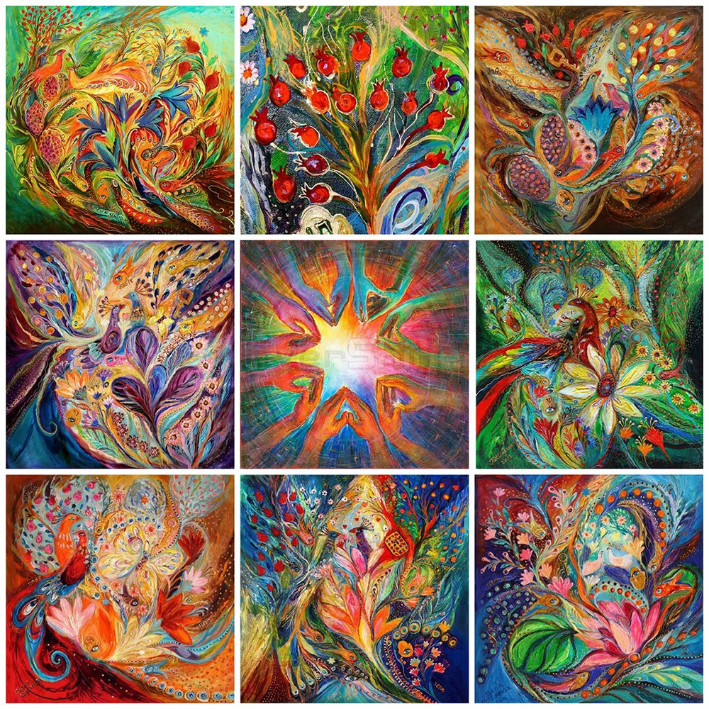 EverShine алмазная вышивка полная выкладка Mandala мозаика цветы картины стразами