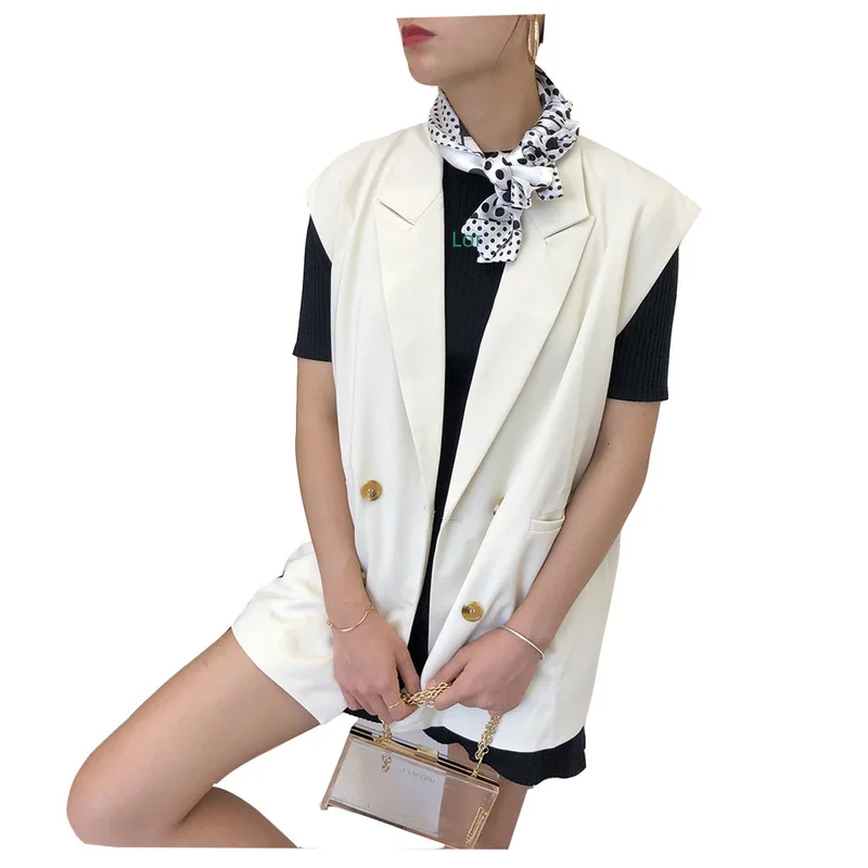 

2020 Real Hot Sale Women Adult Hijab Winter Wave Point 100% Real Silk Scarves Double Sided Long Muti_function Scarf Bandana