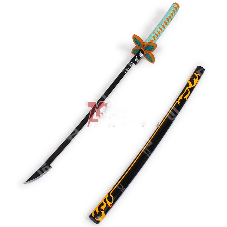 Demon Slayer: Kimetsu no Yaiba Shinobu Кочо меч Косплей Реквизит с ножнами для комплекта Хэллоуин