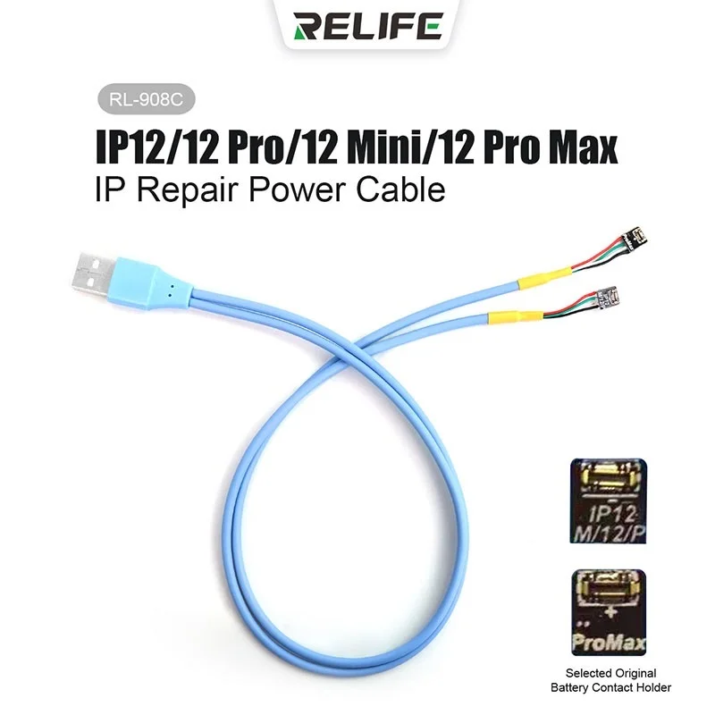 

RELIFE RL-908C Power Cable Connect Suitable For iPhone 12 12 PRO 12 Mini 12 Pro Max Mobile Phone Repair Tools