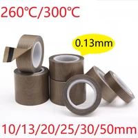 10 13 20 25 30 50 x 0 13mm adhesive cloth insulated vacuum seal machine high temperature resistant electric ptfe tape 10m