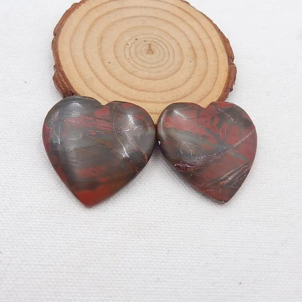 Горячая Распродажа мульти-Цвет Пикассо яшма драгоценный камень в форме сердца