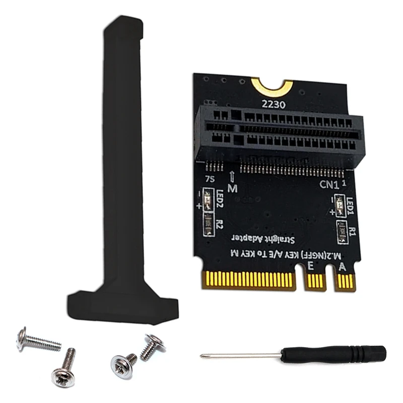 

Переходник M.2 NGFF NVME SSD в M.2 Key A/E, адаптер, карта вертикальной установки, поддержка 2280 типа SSD для воздуха