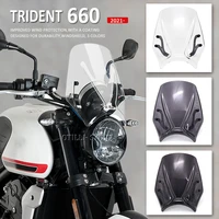 2021 2022 windscreen for trident 660 trident660 new motorcycle accessories windshield wind deflector fairing baffle cover