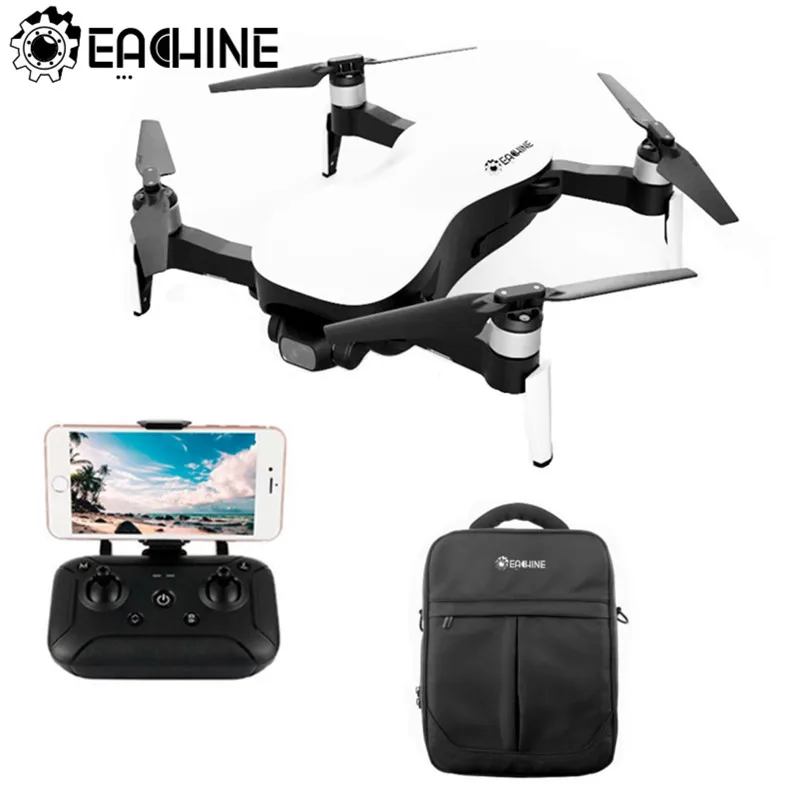 Квадрокоптер EX4 Eachine Радиоуправляемый 5G Wi Fi 1 км/3 км FPV GPS профессиональная камера 4K