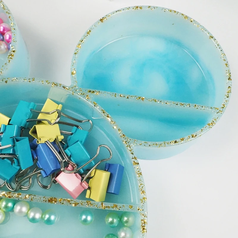 

Crystal Epoxy Resin Mold Jewelry Storage Container Box Tray Silicone Mould DIY Crafts Decorations Ornaments Casting Tools