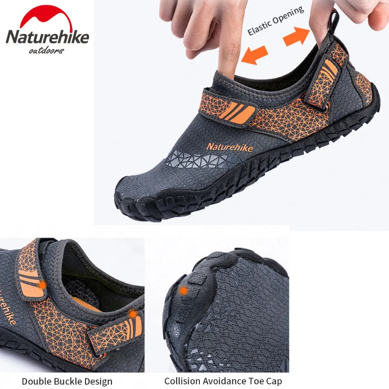 Пляжные тапочки Naturehike для мужчин и женщин резиновая нескользящая обувь отдыха на