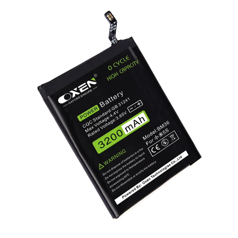 Аккумуляторная батарея OXEN BM36 3 85 v 3200mAh для Xiaomi Mi 5S M5s Mi5s|Аккумуляторы мобильных