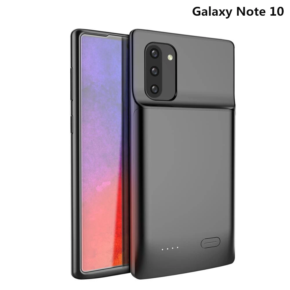 Для samsung Galaxy Note 10 Plus чехол для батареи ультра тонкий резервный внешний аккумулятор перезаряжаемая обложка чехол для samsung Note 10 чехол для питания