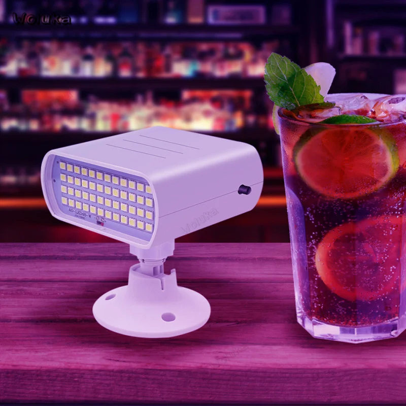 light-effect Led strobe light sound control adjustable frequency flash ktv bar home room party color CD50 W05 | Лампы и освещение