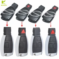 keyecu replacement modified smart remote key shell case fob 221331 buttons for mercedes benz cls c e s w124 w202