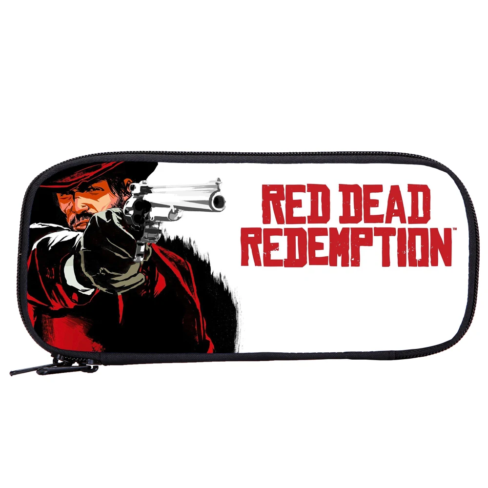Чехол для карандашей Game Red Dead выкуп школьный пенал детей вместительные школьные