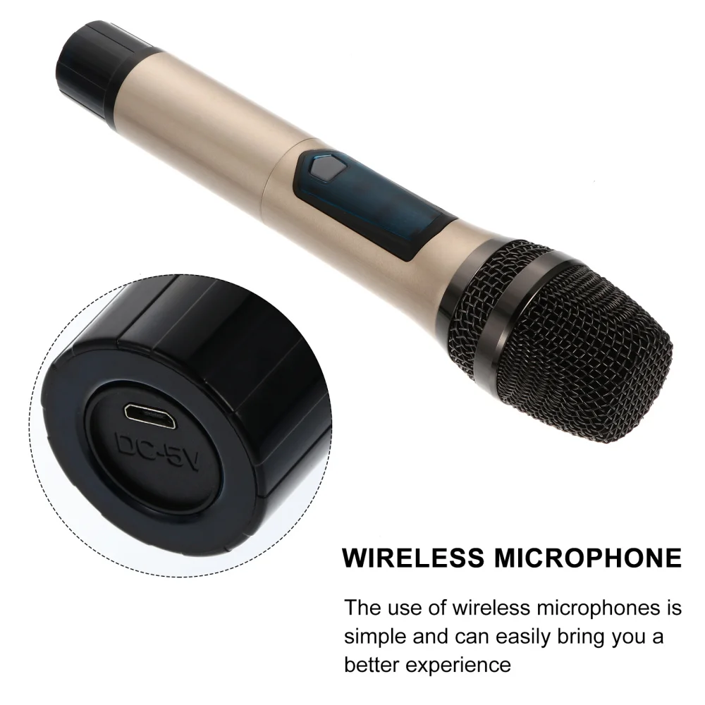 

1 Set Practical Stage Performance Device Professional Wireless Microphone