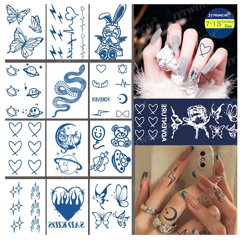 Татуировки и живопись на тело одноразовые татуировки полупостоянные Временные