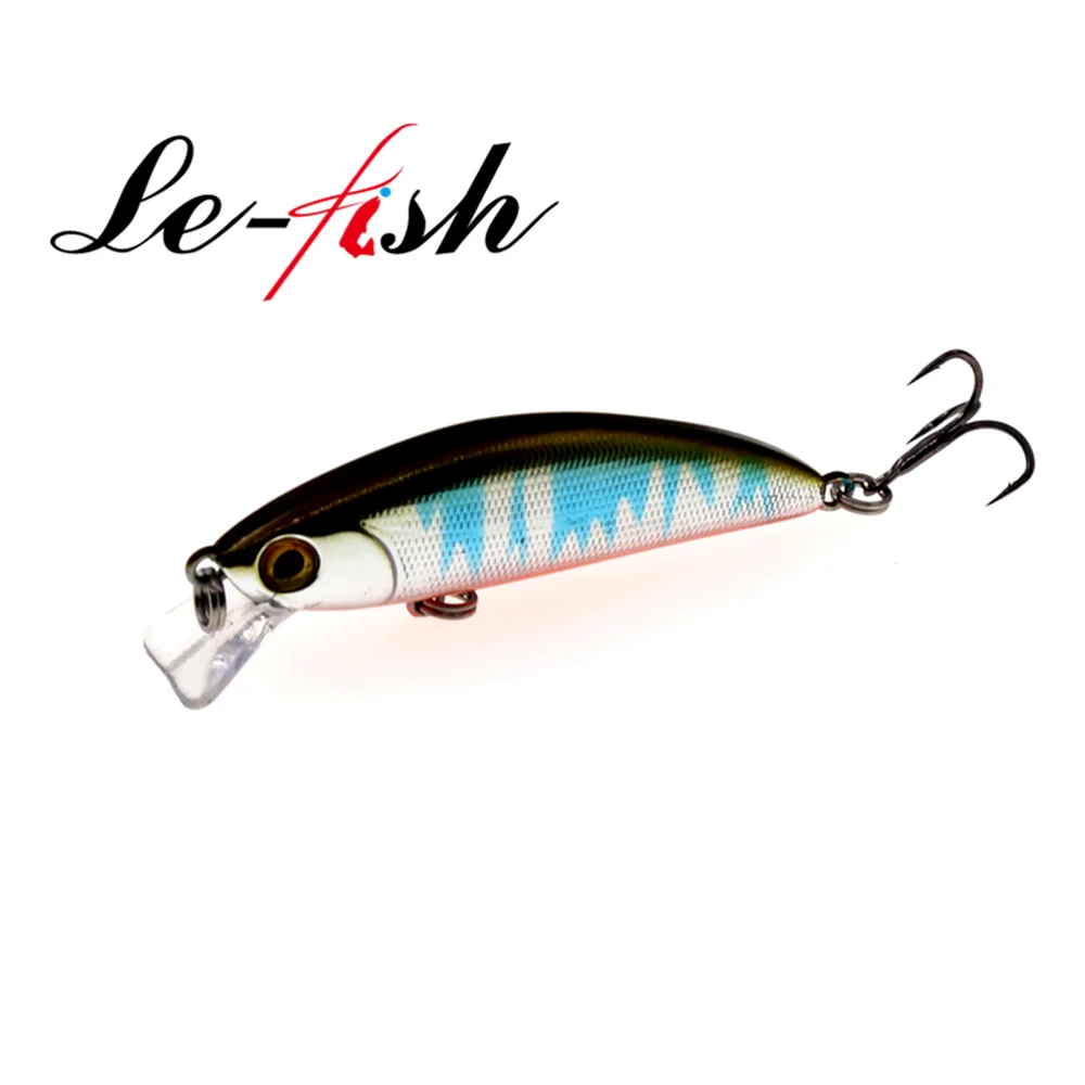 

Le Fish Japan Stream Lure Small Fish Pesca Hard Fishing Lures 50mm 5g/60mm 9g Slow Sinking Minnow Trout Lure Pike Bass Perch