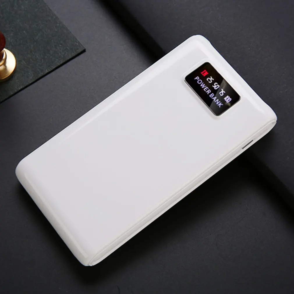 

C9 Free Welding Power Bank Shell LCD Screen Digital Display Power Bank Charger Module DIY Kits Powered By 6x 18650 Battery