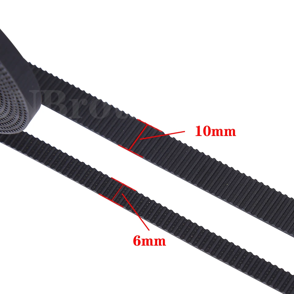 Ремень ГРМ GT2-6mm/9 мм/10 мм/15 мм 5 м/10 м/20 м/50 м/лот GT2 резиновый арамидное волокно для