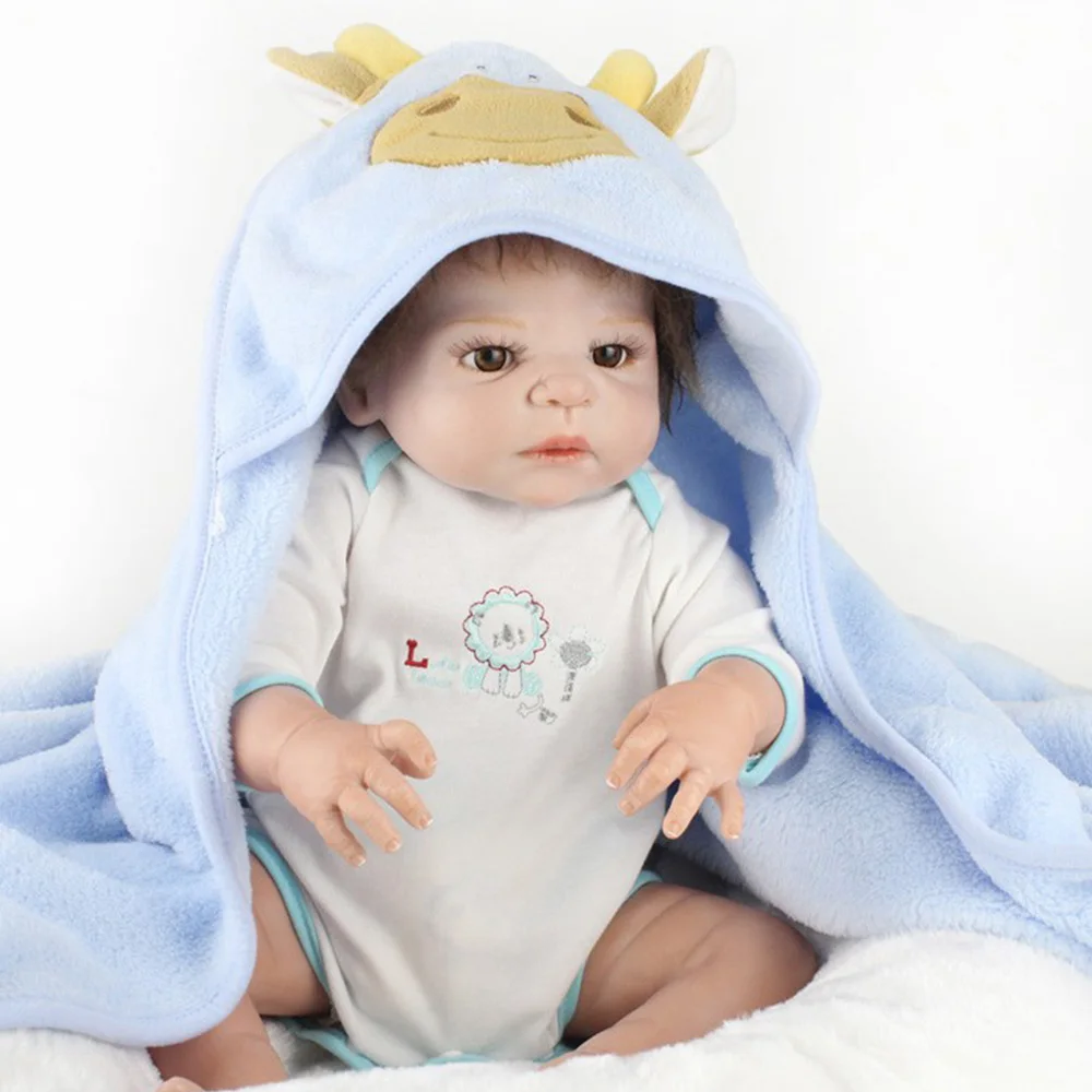 Кукла npk 57 см полное тело силиконовые reborn baby doll мальчик bebe menino bonecas красная кожа