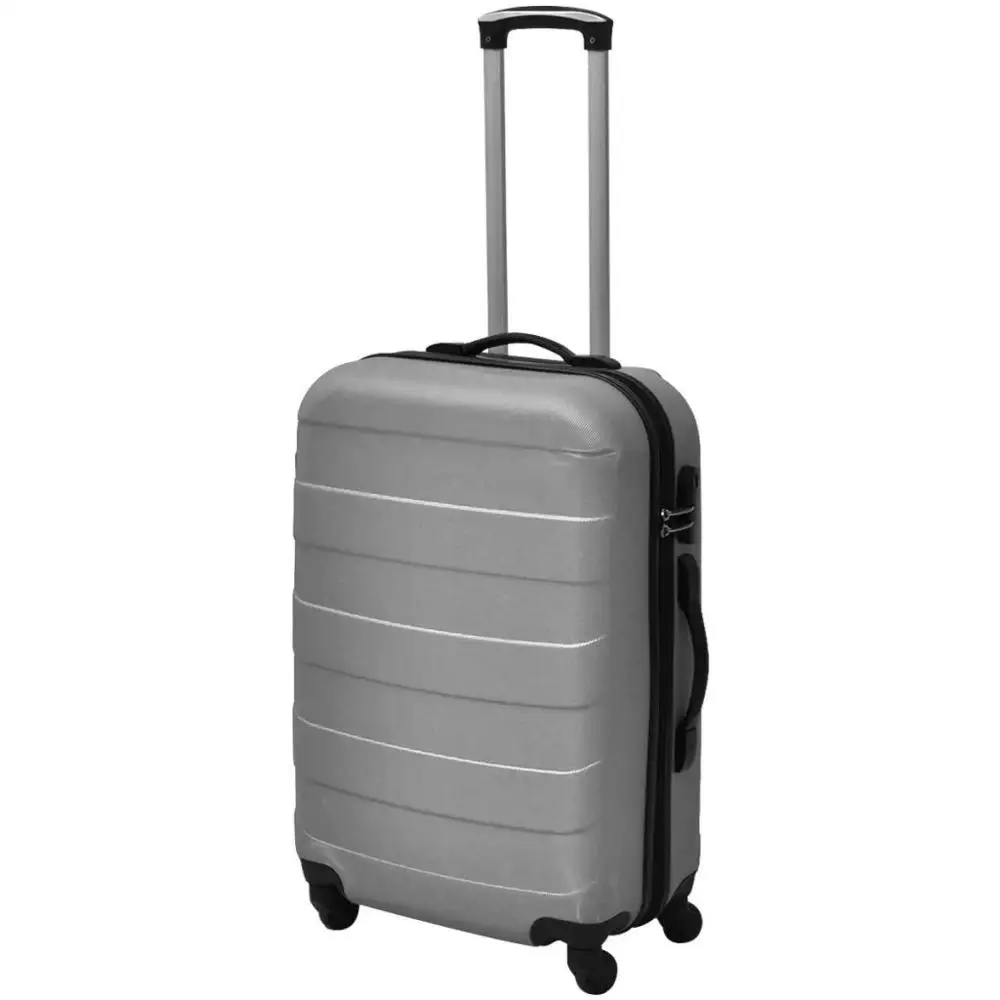 【USA Warehouse】3 Piece Hardcase Trolley Set Silver