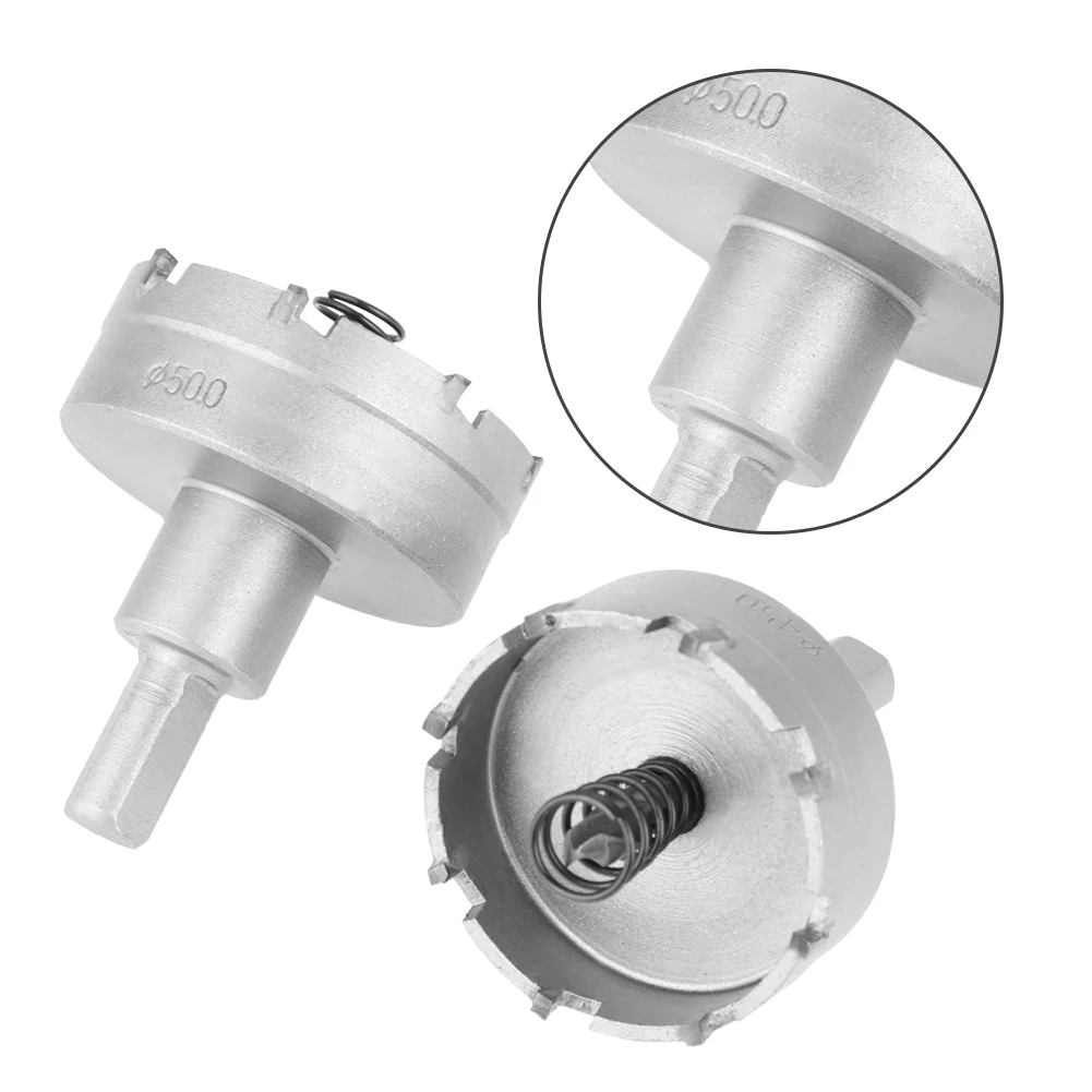 

6Pcs 22-65mm Cemented Carbide Hole Saw Bit Metalworking Cutter Tool 22/30/35/45/50/65mm