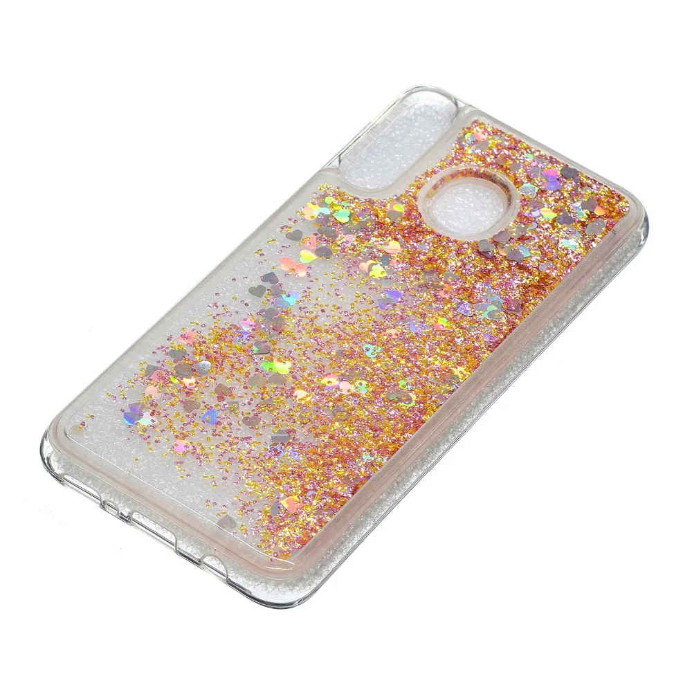 Жидкий чехол для Fundas samsung galaxy A10 A20E A20 A30 A40 A50 A70 чехол для samsung A50 A20 A30 A40 блеск мягкий чехол для телефона из ТПУ с принтом чехол s
