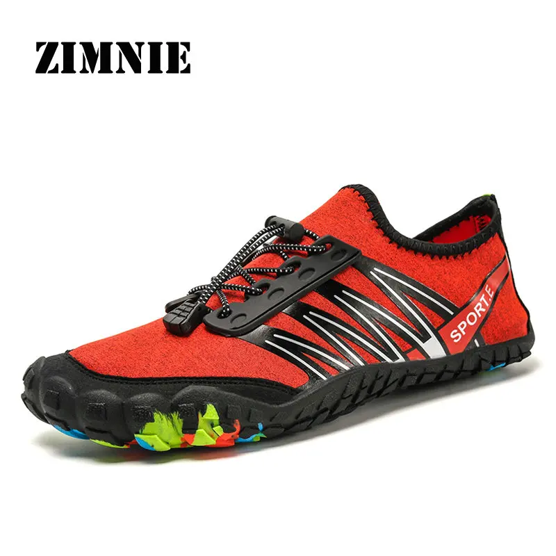 

Summer Upstream Shoes Unisex Breathable Mesh Quick Dry Water Shoes Couple Light Anti-Slip Beach Sandals Diving Swimming Shoes