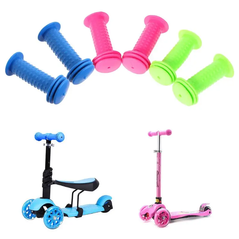 1 пара детский велосипед трехколесный скутер противоскользящий руль