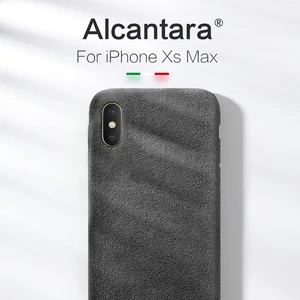 sancore for iphone x xs max phone case artificial leather full protection alcantara business phone shell suede back cover bag free global shipping