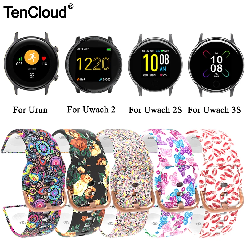 Сменный ремешок для Umidigi Urun S Band силиконовый цветной браслет Uwatch 3S/2S аксессуары