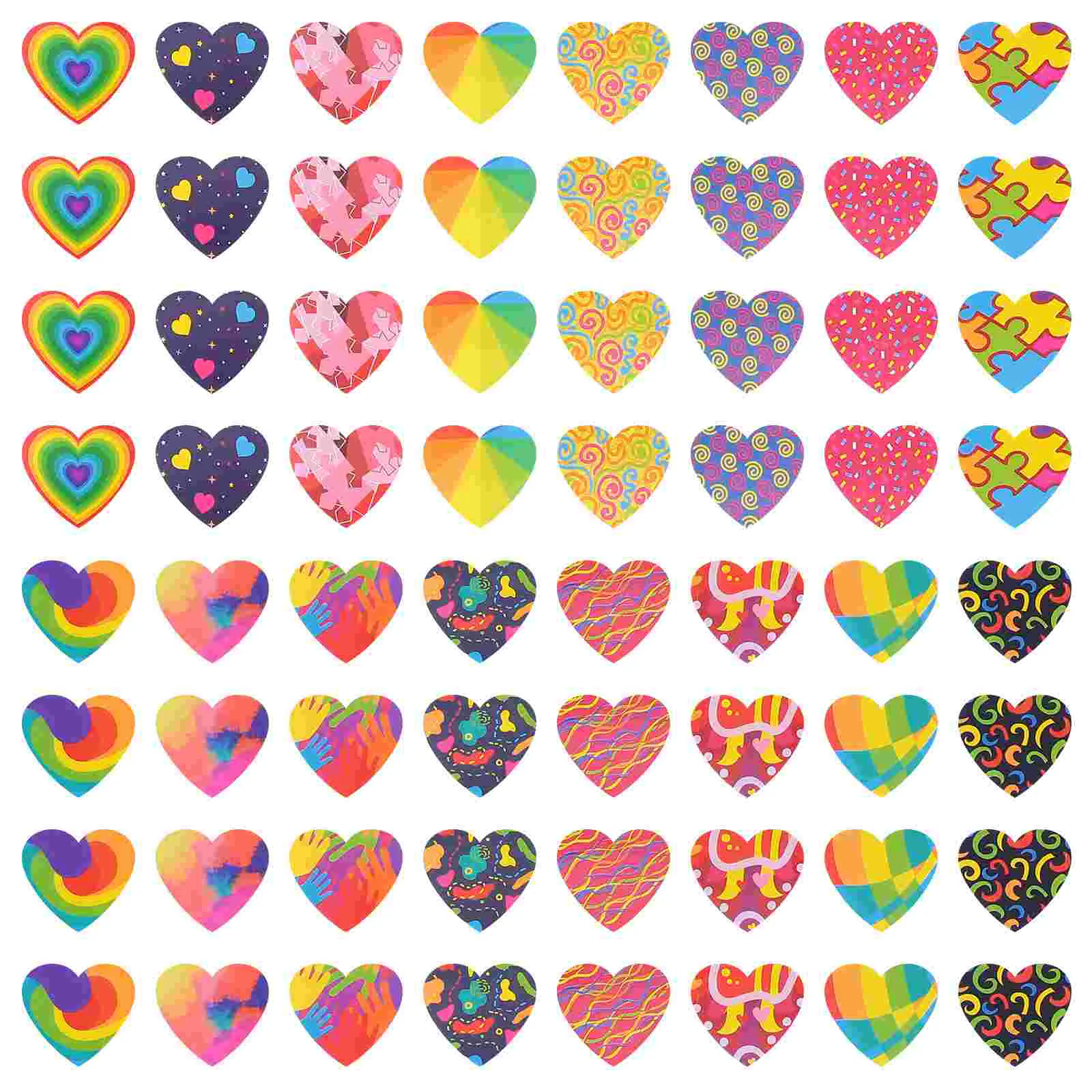 

2 Rolls/1000pcs Love Sealing Stickers Packaging Adhesive Stickers Writable Label