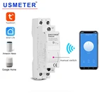 Умный таймер TM609, дистанционное управление через мобильное приложение Tuya, таймер с обратным отсчетом, 100-240 В переменного тока, DIN-рейка