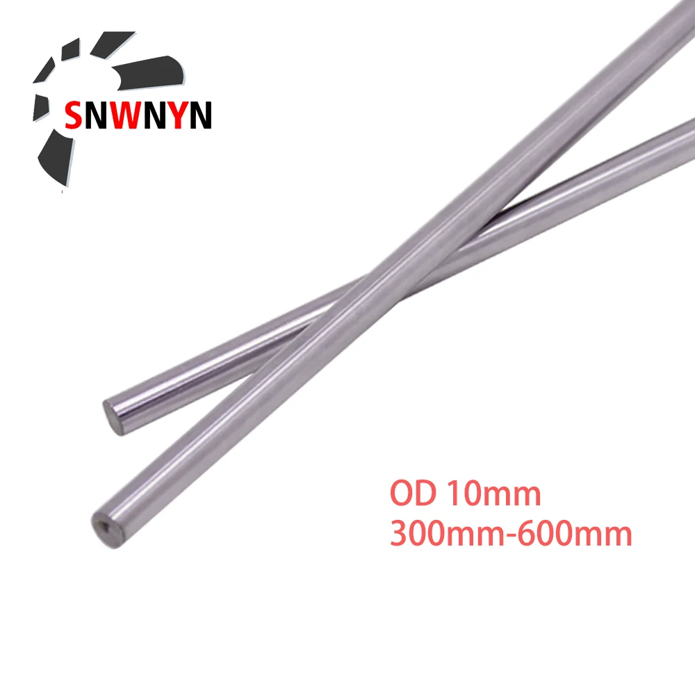 

2PCS OD 10mm Optical Axis Length 300mm 400mm 500mm 600mm Round Rod Linear Shaft Cylinder Linear Rail 3D Printer Part RU SHIPPING