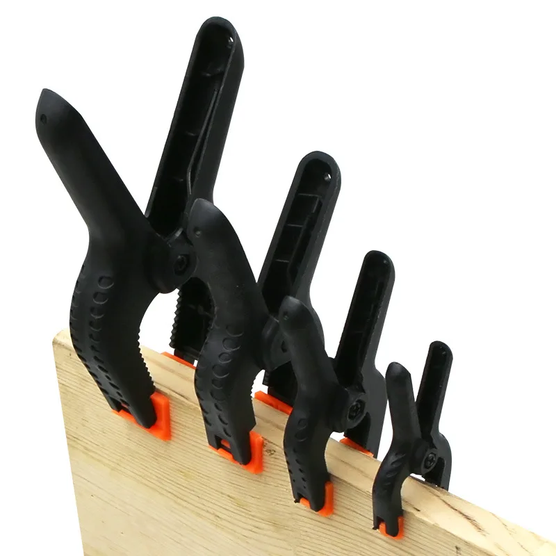 

5 Pcs Woodworking Clip DIY Carpentry Quick Release Bar Clamp Practical 2/3/4/6 Inch Plastic Woodworking Bar Clamping Device