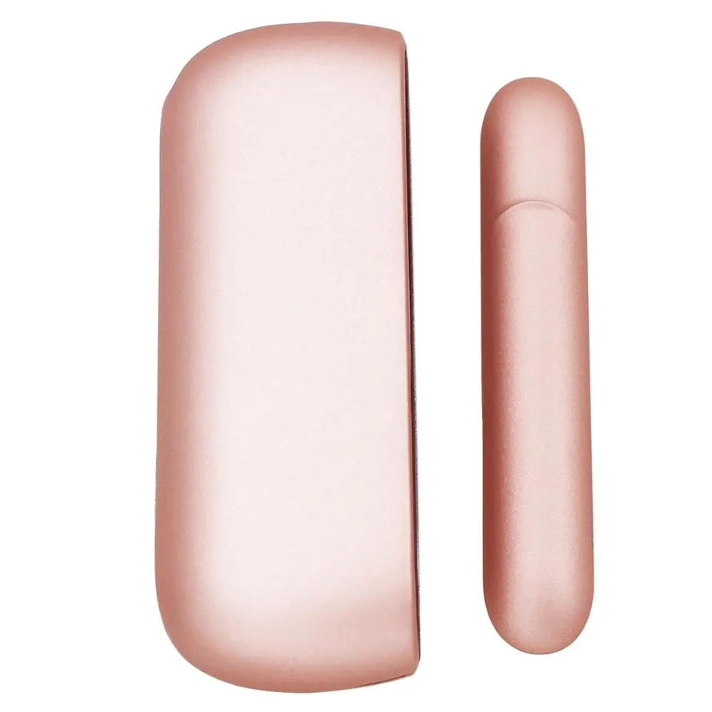 Полный Чехол+ Боковая крышка для Iqos 3,0 сумка держатель Чехол Чехлы ПК жесткие чехлы аксессуары 6 цветов - Цвет: Розовый