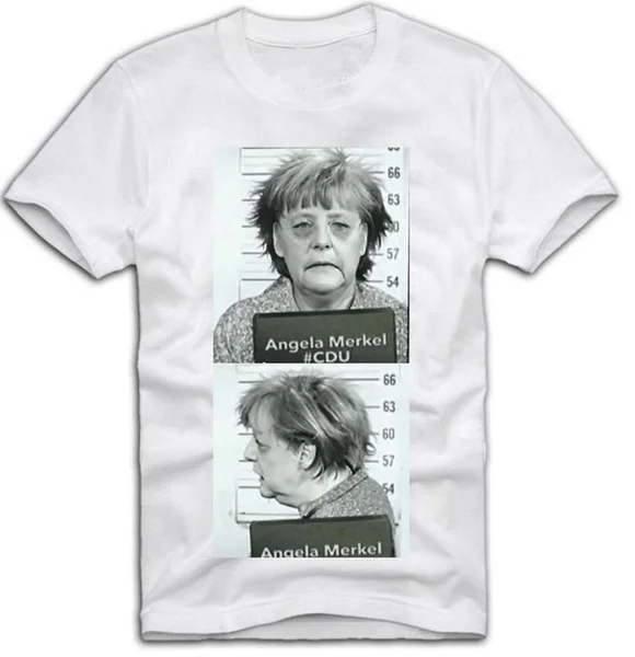 

Лидер продаж! Новинка, модные смешные футболки с 3D-принтом Ангела Меркель для мужчин и женщин A01