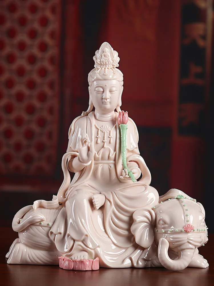 

Ceramic decoration of Manjusri Pusa Buddha