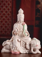 ceramic decoration of manjusri pusa buddha