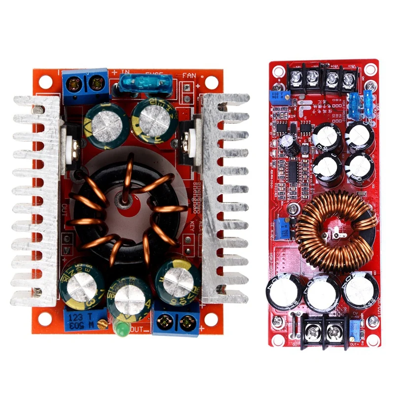 

Преобразователь постоянного тока 1200 Вт 20 А, повышающий автомобильный модуль питания, регулируемый от 8-60 В до 12-83 в и 1 шт. постоянный ток 15 А, п...