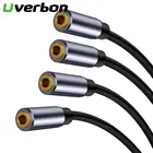 Разветвитель для наушников, аудио Удлинительный кабель 3,5 мм AUX мама на 3 гнезда 3,5 мм адаптер для наушников для iPhone Samsung Huawei