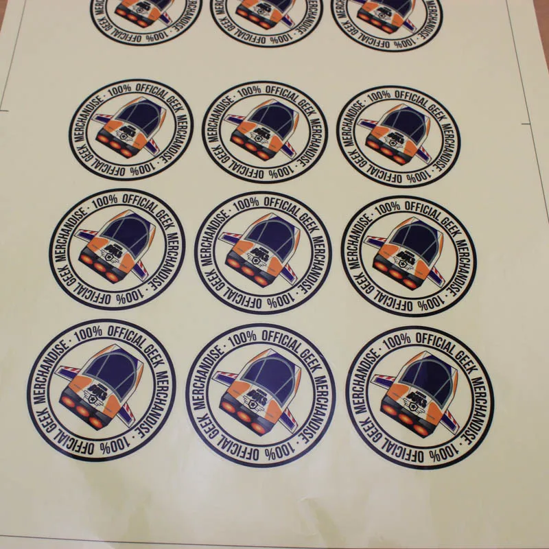 Новые профессиональные печатные прозрачные круглые клейкие этикетки для